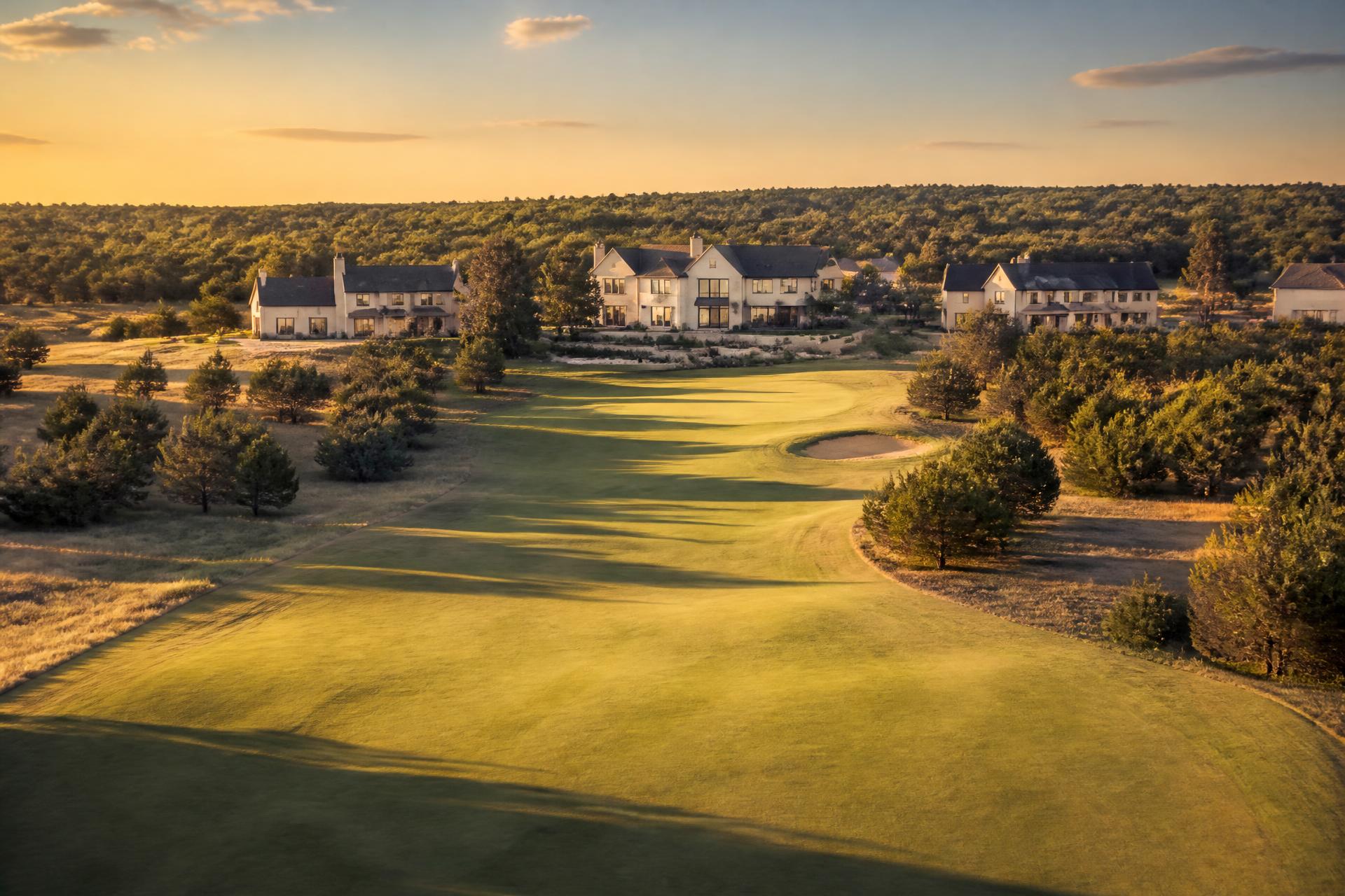 Morning light across the fairways at Cedar Valley